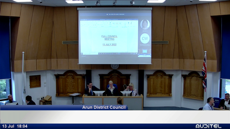 Arun District Council Full Council 13th Jul